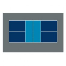 pickleballcourt 16-x 8m